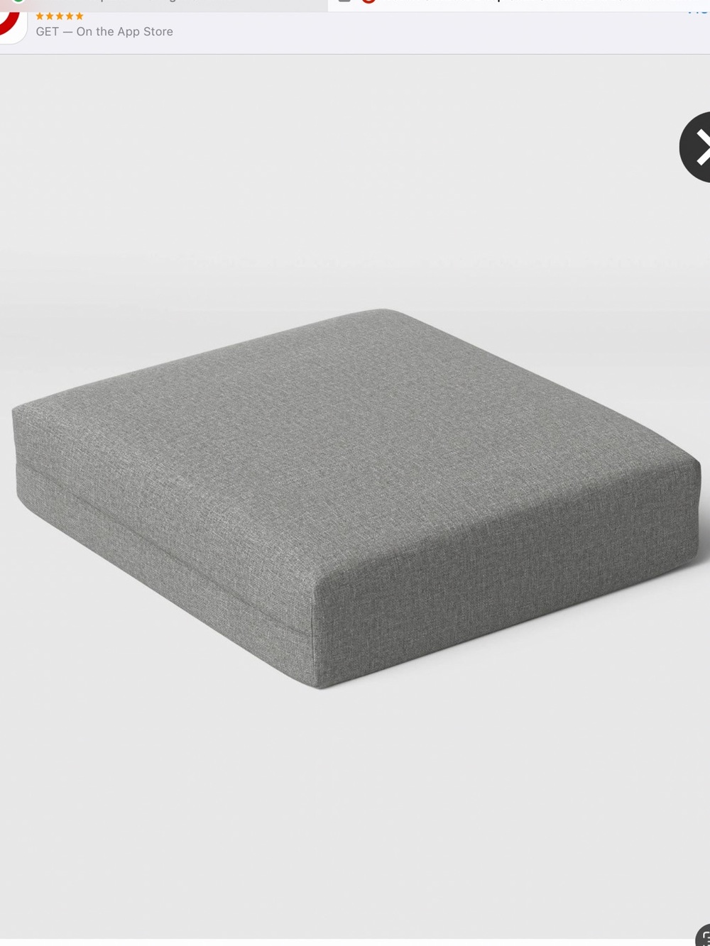 NWT Threshold deep seat gray cushion❤️❤️❤️❤️